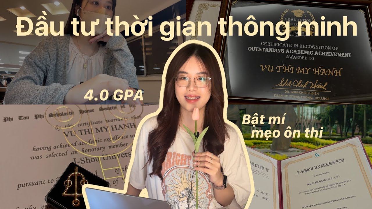 Trở th&agrave;nh top 1% của lớp | Tư duy v&agrave; mẹo học b&agrave;i của m&igrave;nh để đạt 4.0 GPA