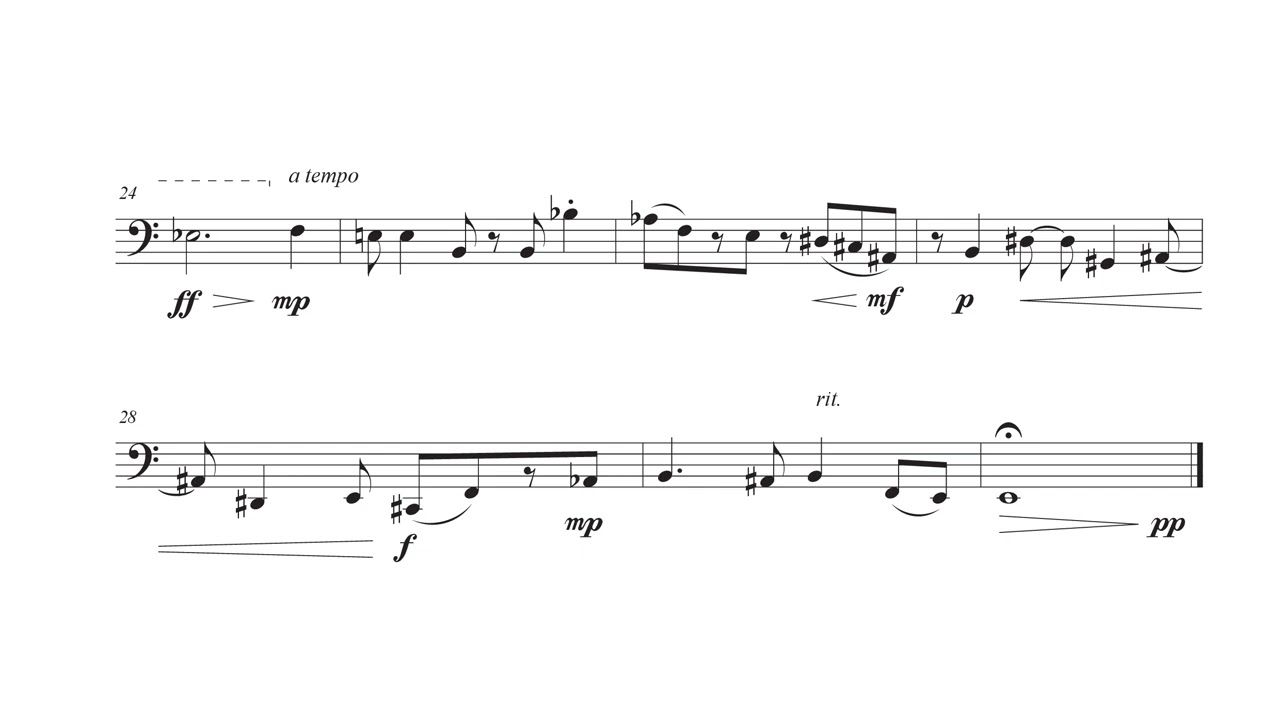 Askesis  (2020), for solo bassoon, by Helder Oliveira