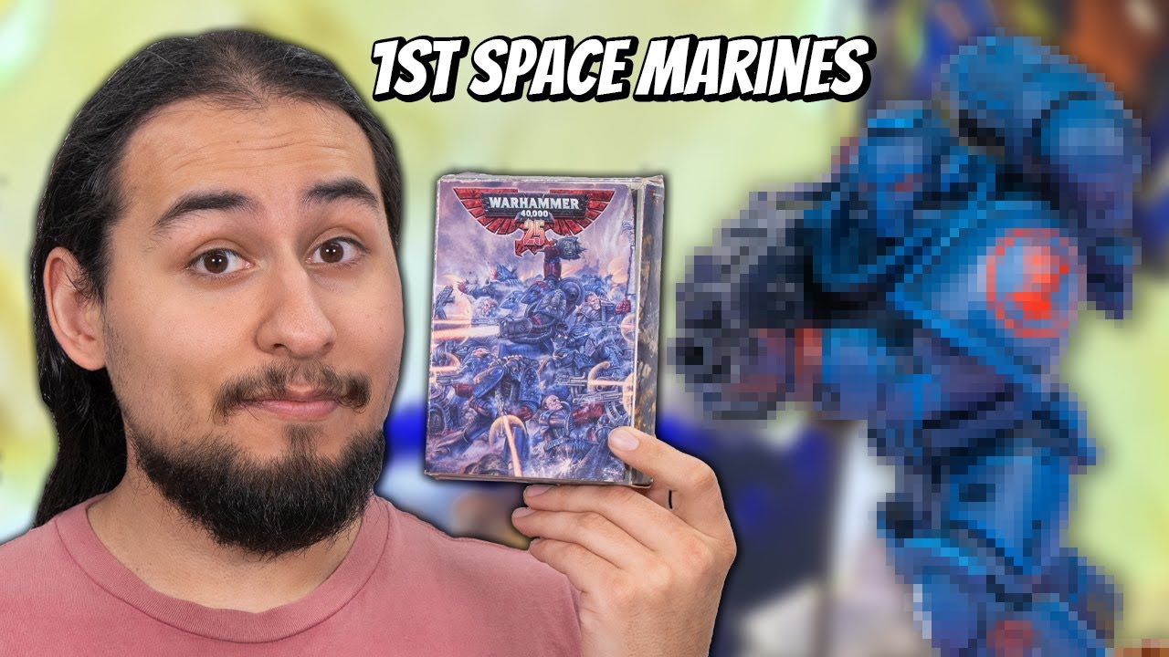 Building and Painting the FIRST Space Marines! Crimson Fists!