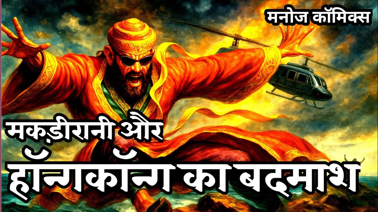 Hongkong Ka Badmash | Makdirani | Manoj Comics | #comicworld #manojcomics #makdirani