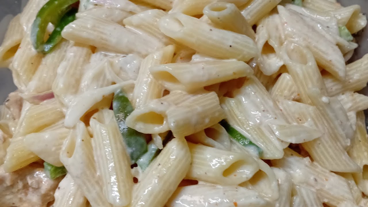 Malai chicken creamy pasta by sumptuous food