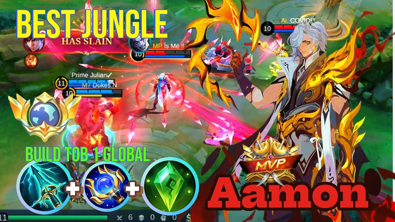 TOP 1 GLOBAL AAMON! NEW BUFFED BUILD = UNSTOPPABLE (MVP) 👑