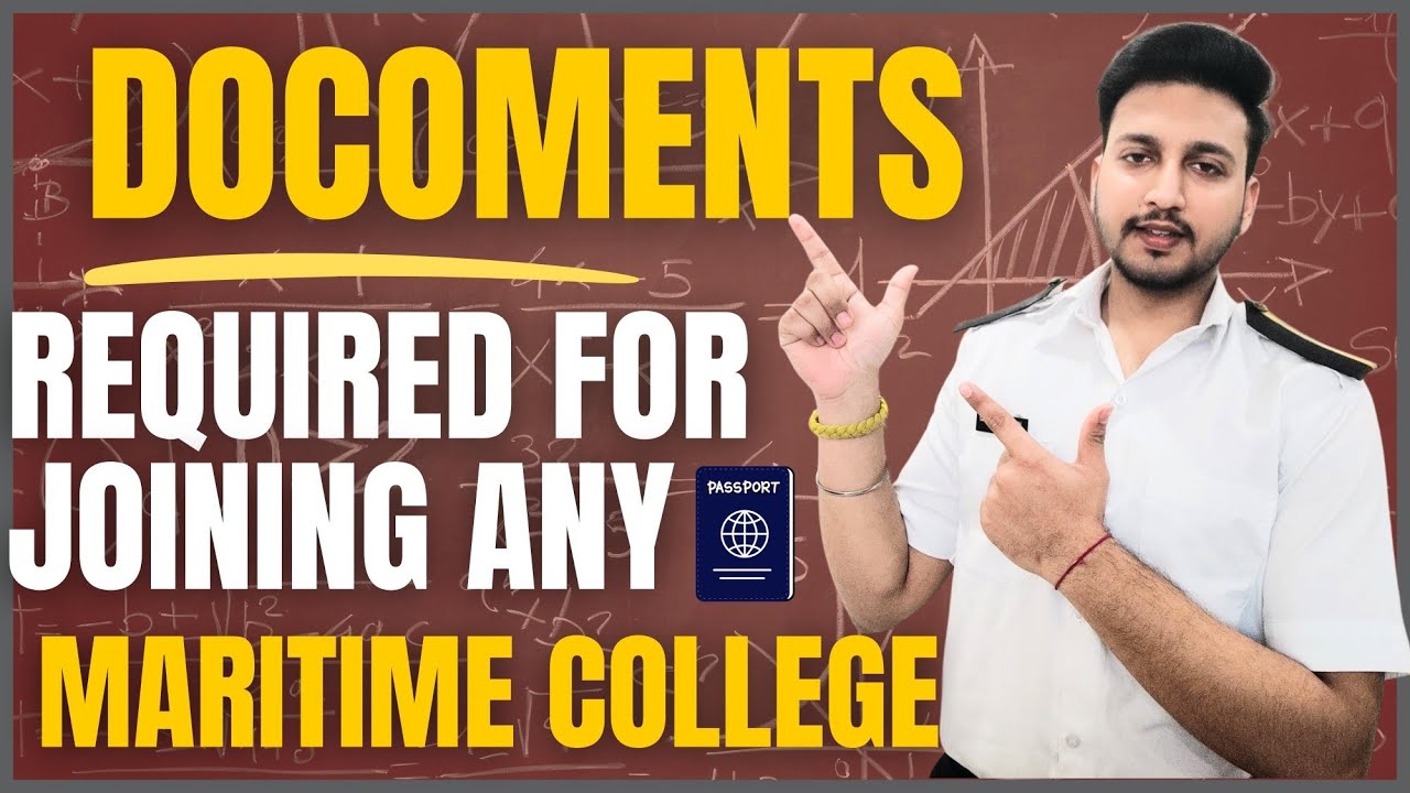 DOCUMENTS REQUIRED FOR JOINING MERCHANT NAVY // MUST WATCH VIDEO BEFORE JOINING ANY MARITIME COLLEGE