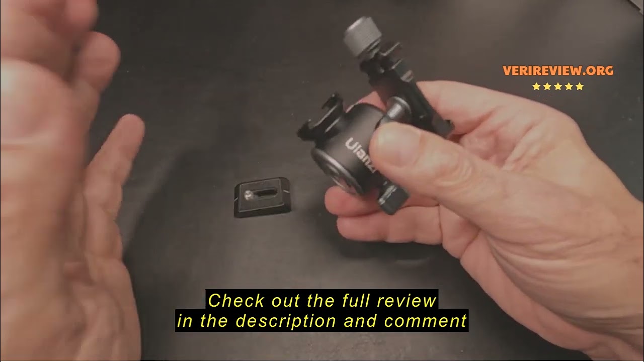 Review PICTRON ULANZI U-80L Metal Ball Head Camera Mount Arca Swiss 360 Rotating with Quick Release