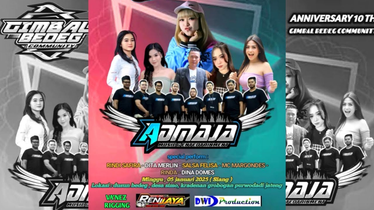 ⭕LIVE ADMAJA MUSIC FT RINDY SAFIRA 