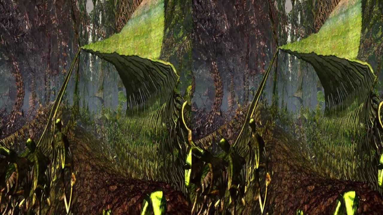 3D Stereoscopic Demo. Wonderful World of Fractal Mathematics