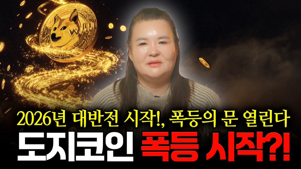 도지코인 예언 떴다! 2026년 대반전 시작?! 폭등의 문이 열려 불장 예언!!! 예언 전문 무당이 말하는 도지코인 전망 예언
