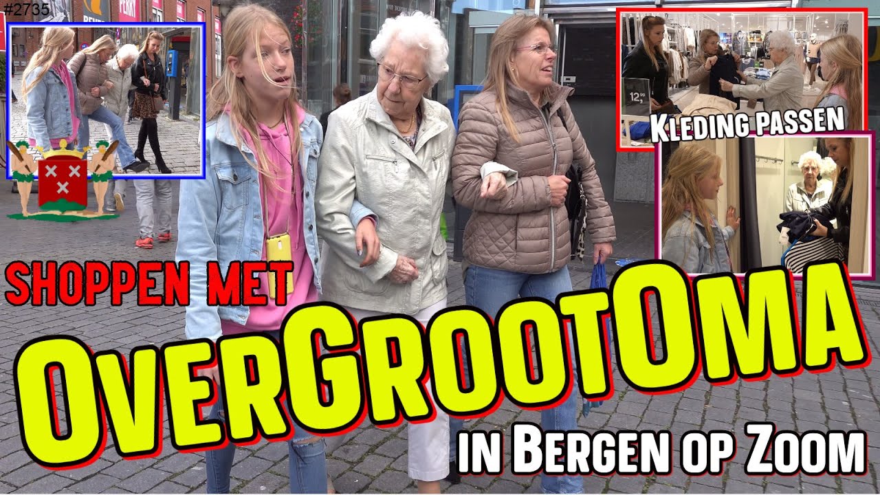 SHOPPEN met mijn OVERGROOTOMA in BERGEN op ZOOM bij de C & A #2735