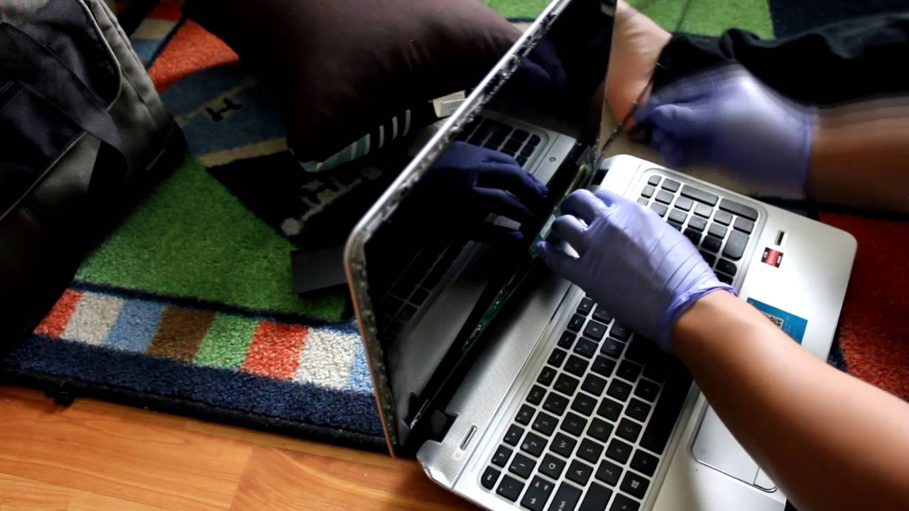 Laptop screen replacement / How to replace laptop screen [HP Envy m6-1105dx]