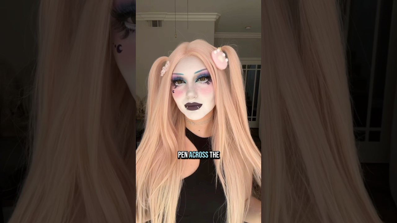 Pastel Goth Makeup 🍭