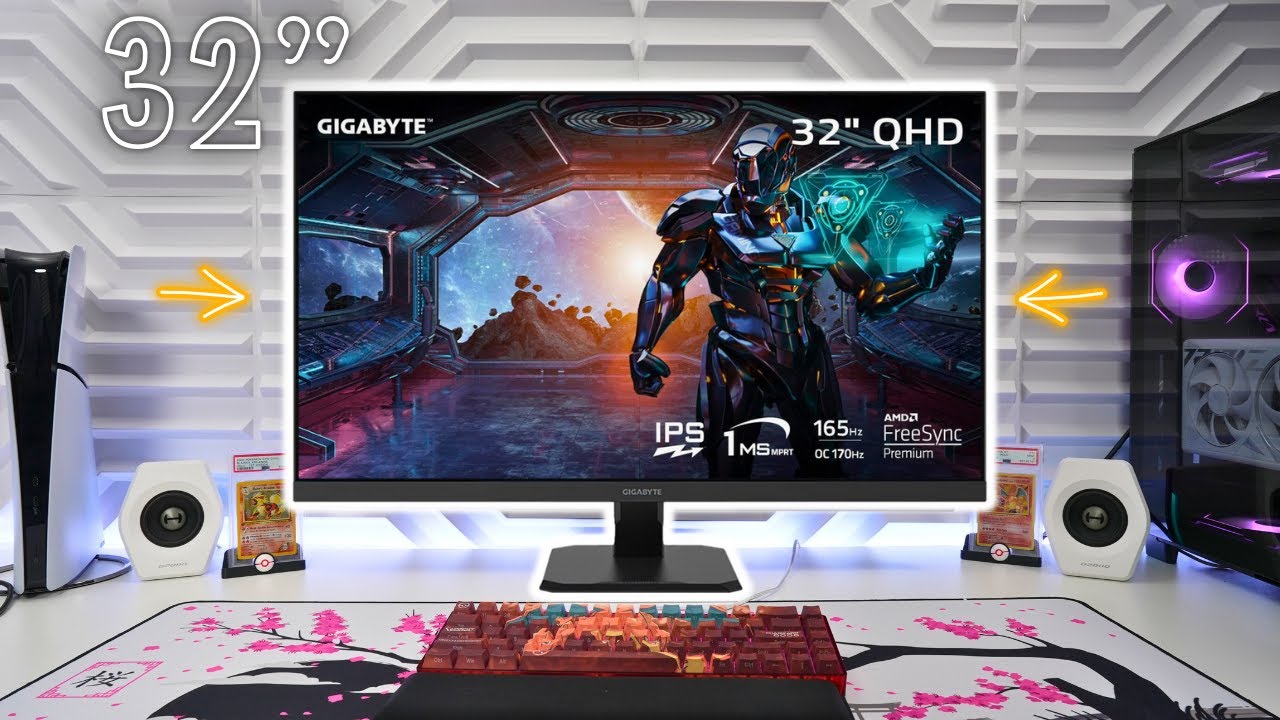 Gigabyte GS32Q 32-inch 1440P Gaming Monitor Review : Under $250 🔥