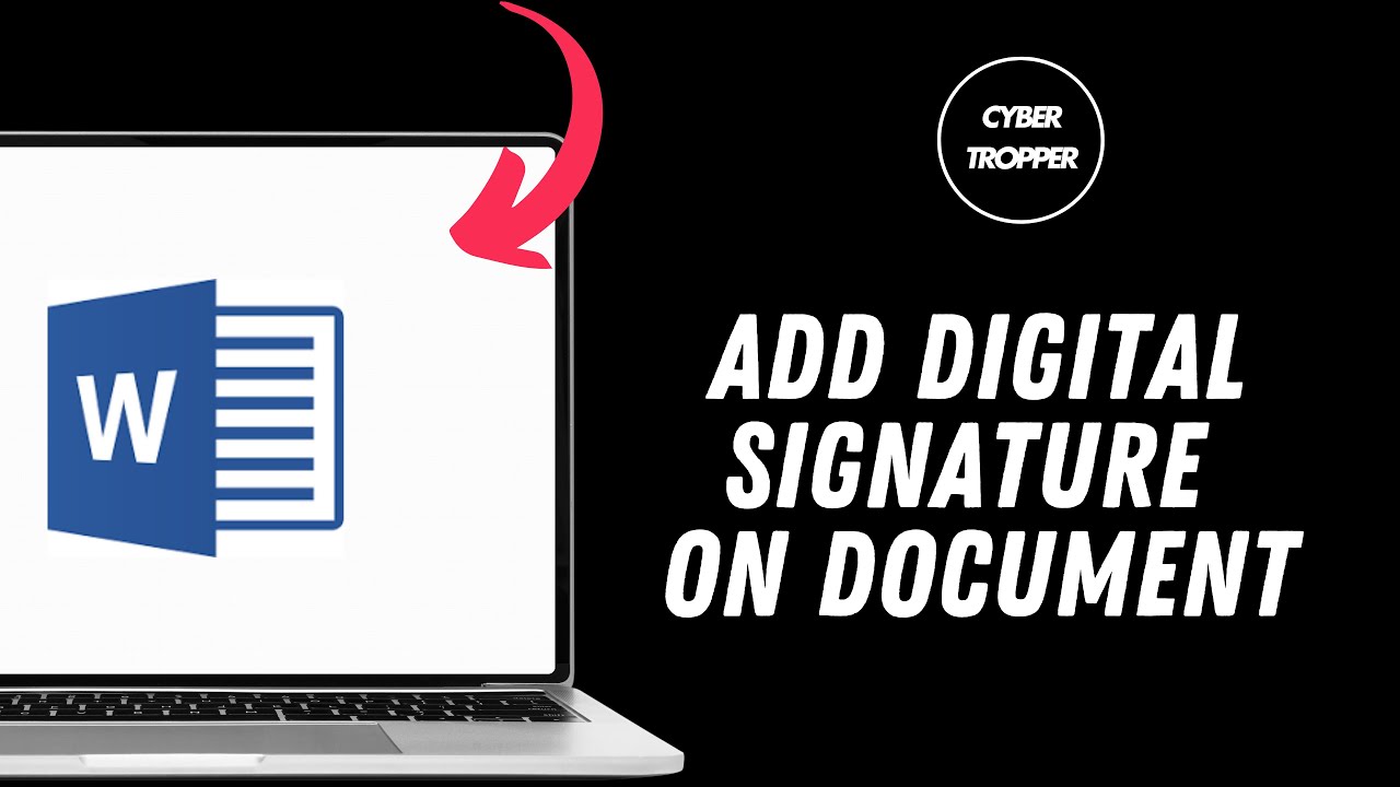 How to Add Digital Signature on a Word Document