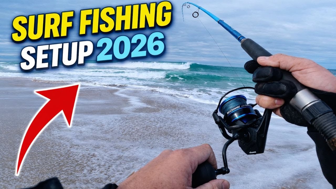 surf fishing setup, gear and tips for 2026
