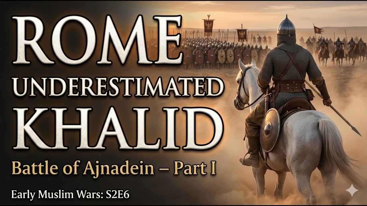 When Roman Emperor Heraclius Sent 90,000 Men to Crush the Muslims (Battle of Ajnadein)