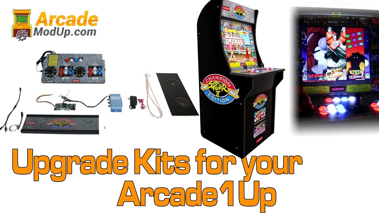 Arcade1Up Upgrade Kits from ArcadeModUp Play 1000's of games