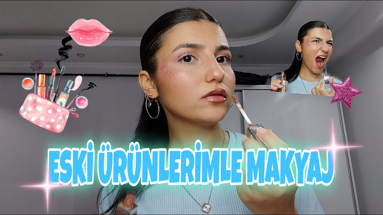 UZUN ZAMANDIR KULLANMADIĞIM ÜRÜNLERLE MAKYAJ | ESKİ ÜRÜNLERİMLE MAKYAJ