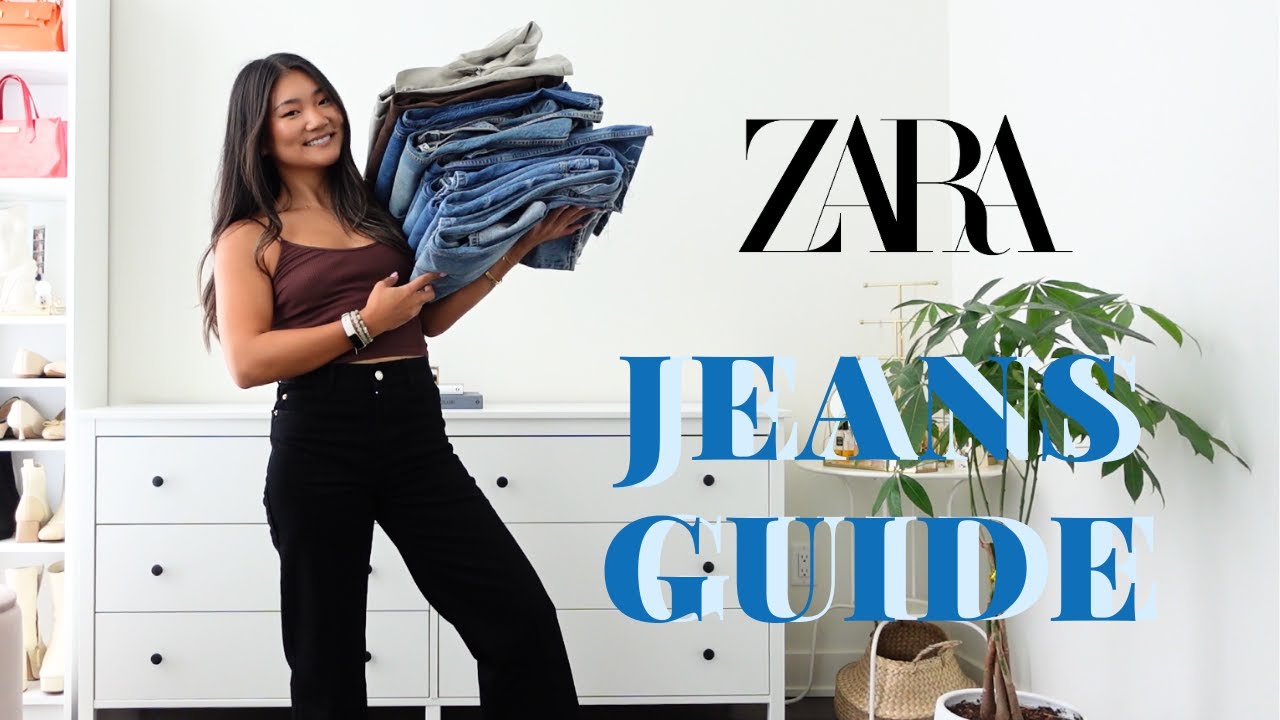 ZARA JEANS TRY ON HAUL |  PETITE GUIDE 2023 FALL WINTER 23/24