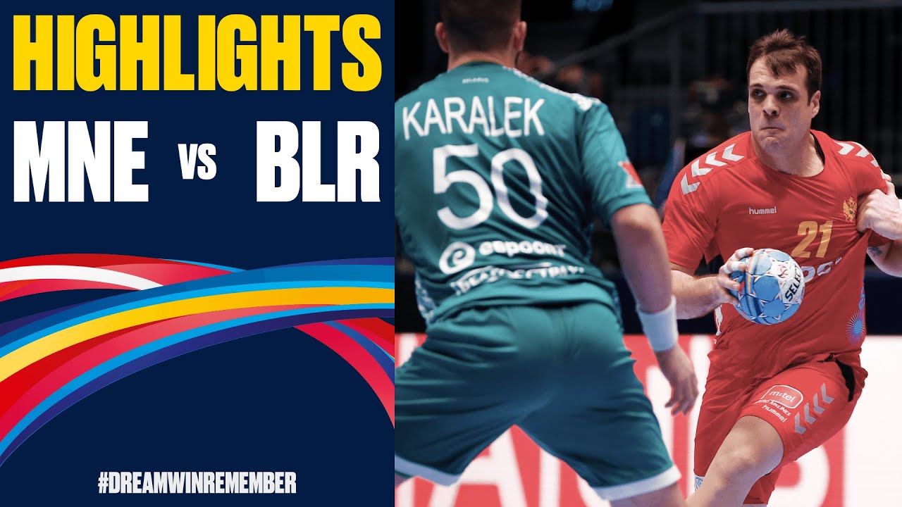Montenegro vs. Belarus Highlights | Day 5 | Men's EHF EURO 2020