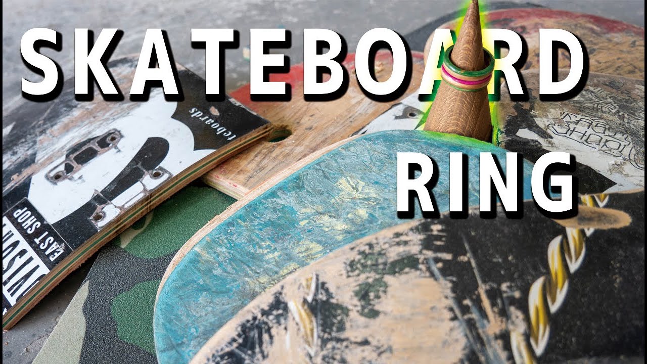 スケボーを指輪にリメイク！！Skateboard ring