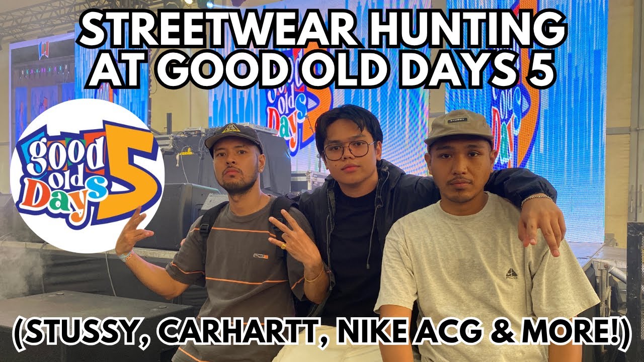 STREETWEAR HUNTING AT GOOD OLD DAYS 5 (STUSSY, CARHARTT, NIKE ACG, VINTAGE TEES)