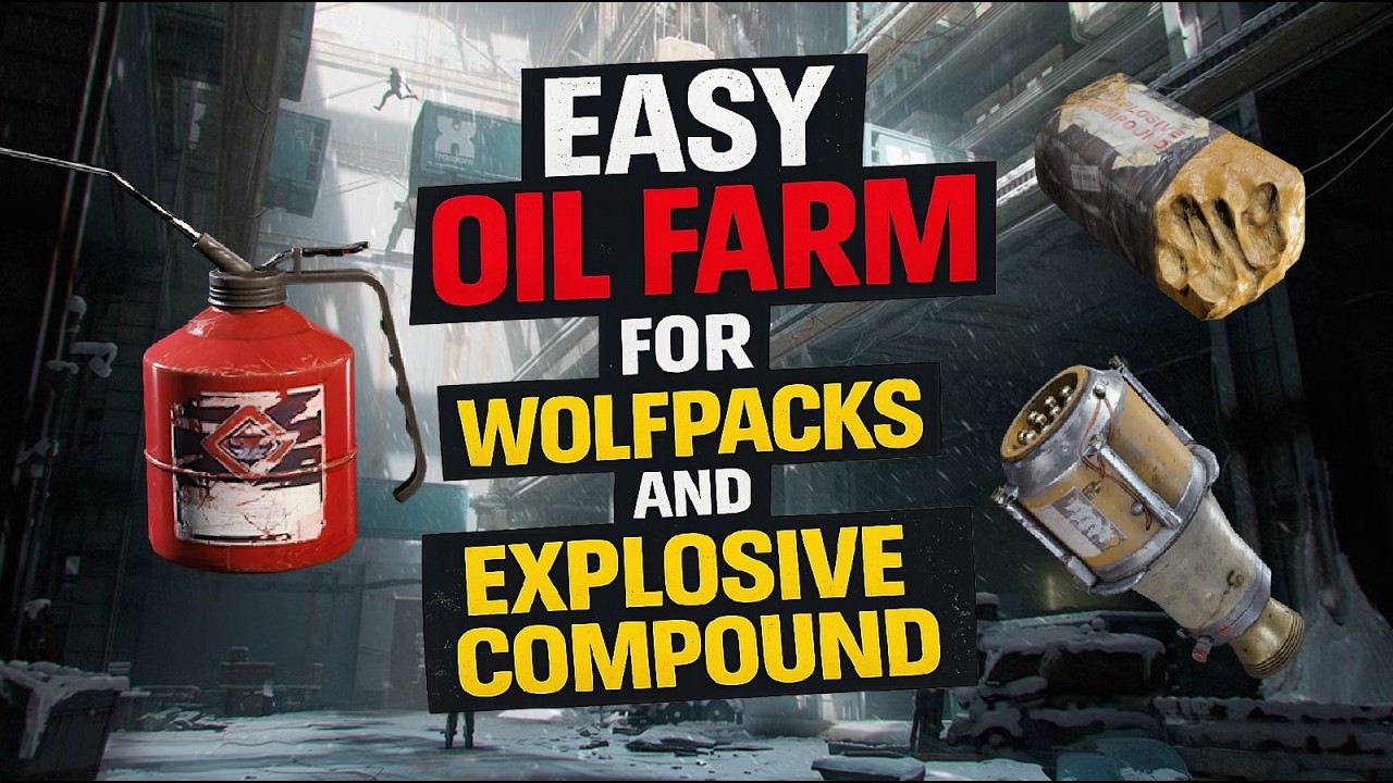 UPDATED Easy Oil Farm For Wolfpacks and Explosive Compound | ARC Raiders