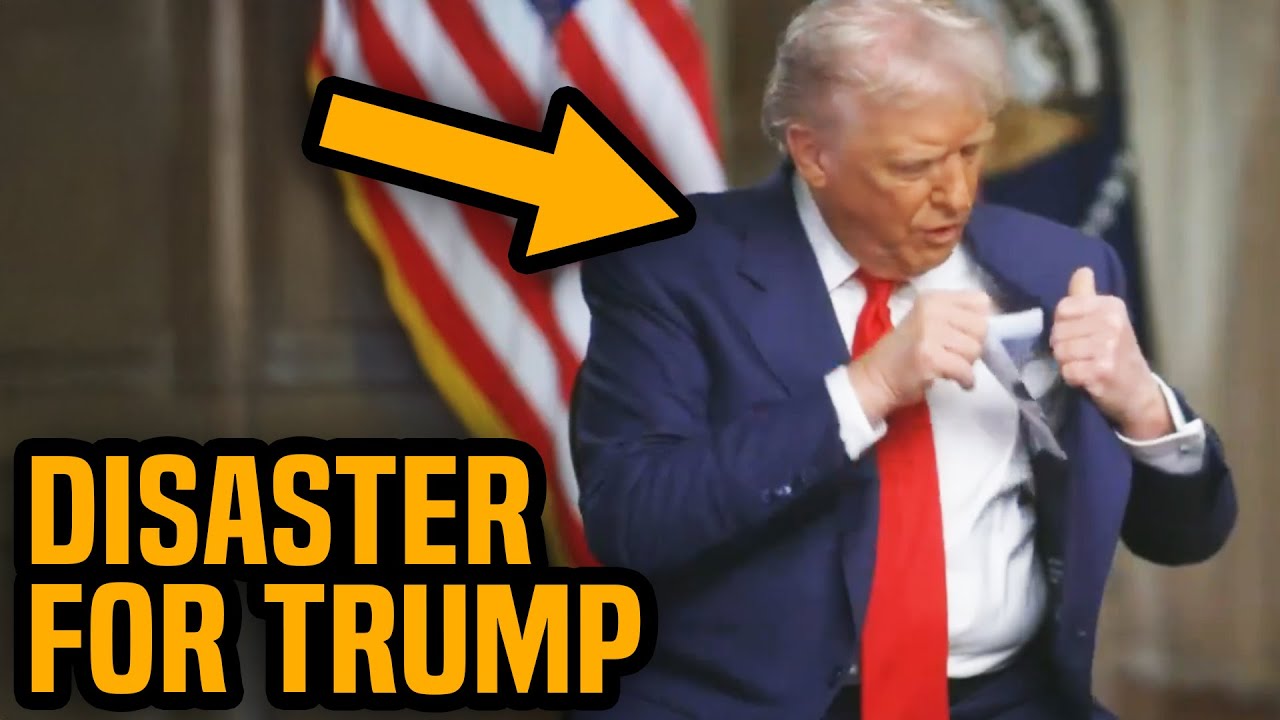 Трамп теряет сознание во время интервью. Всё пошло не так.