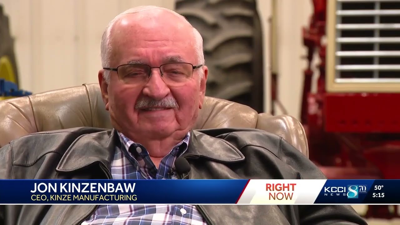 Kinze founder shares farming legacy as tractor collection goes to auction