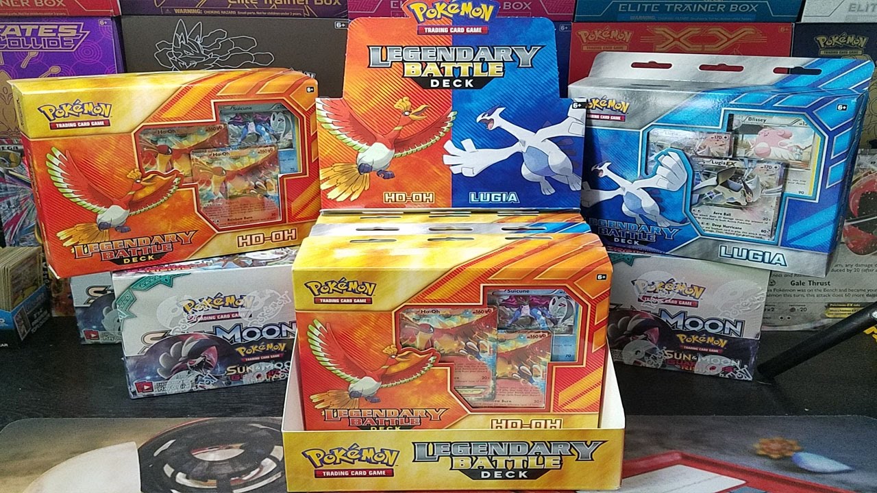 ALL NEW HO-OH & LUGIA LEGENDARY BATTLE DECKS! POKEMON UNWRAPPED