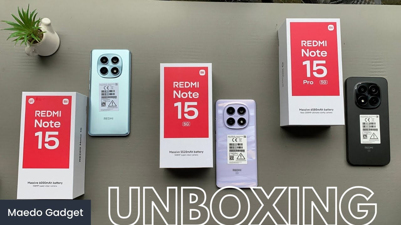 UNBOXING Redmi Note 15 SERIES || Indonesia 