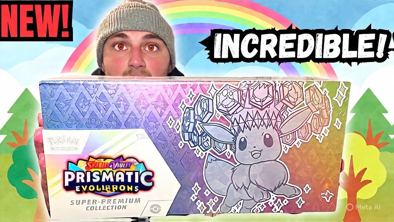 NEW Pokemon Prismatic Evolutions Super Premium Collection Box Opening!