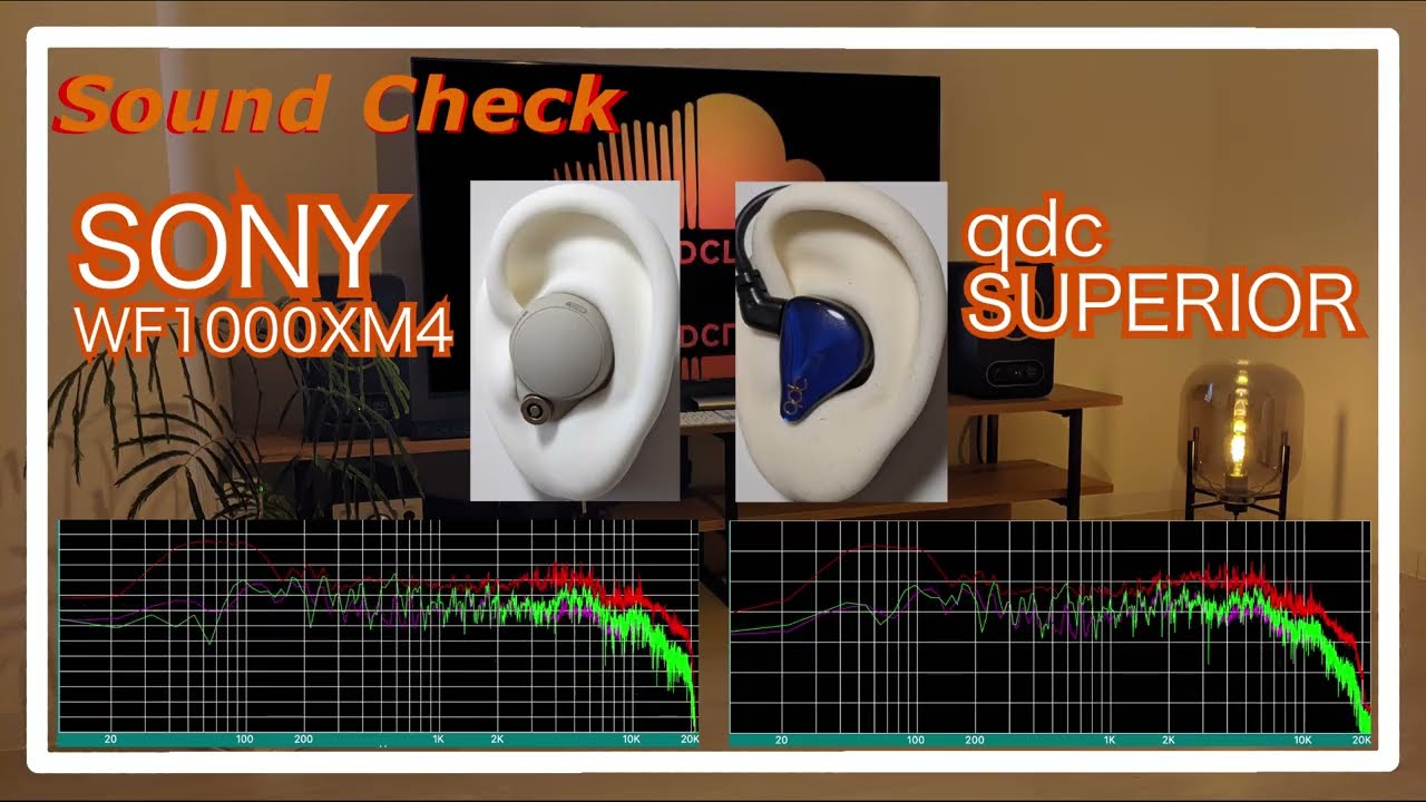 SONY WF1000XM4 vs qdc SUPERIOR [TWS ChineseIEMs Sound Comparison 中華イヤホン音比較]