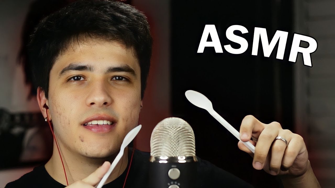 ASMR COLHER NO MICROFONE