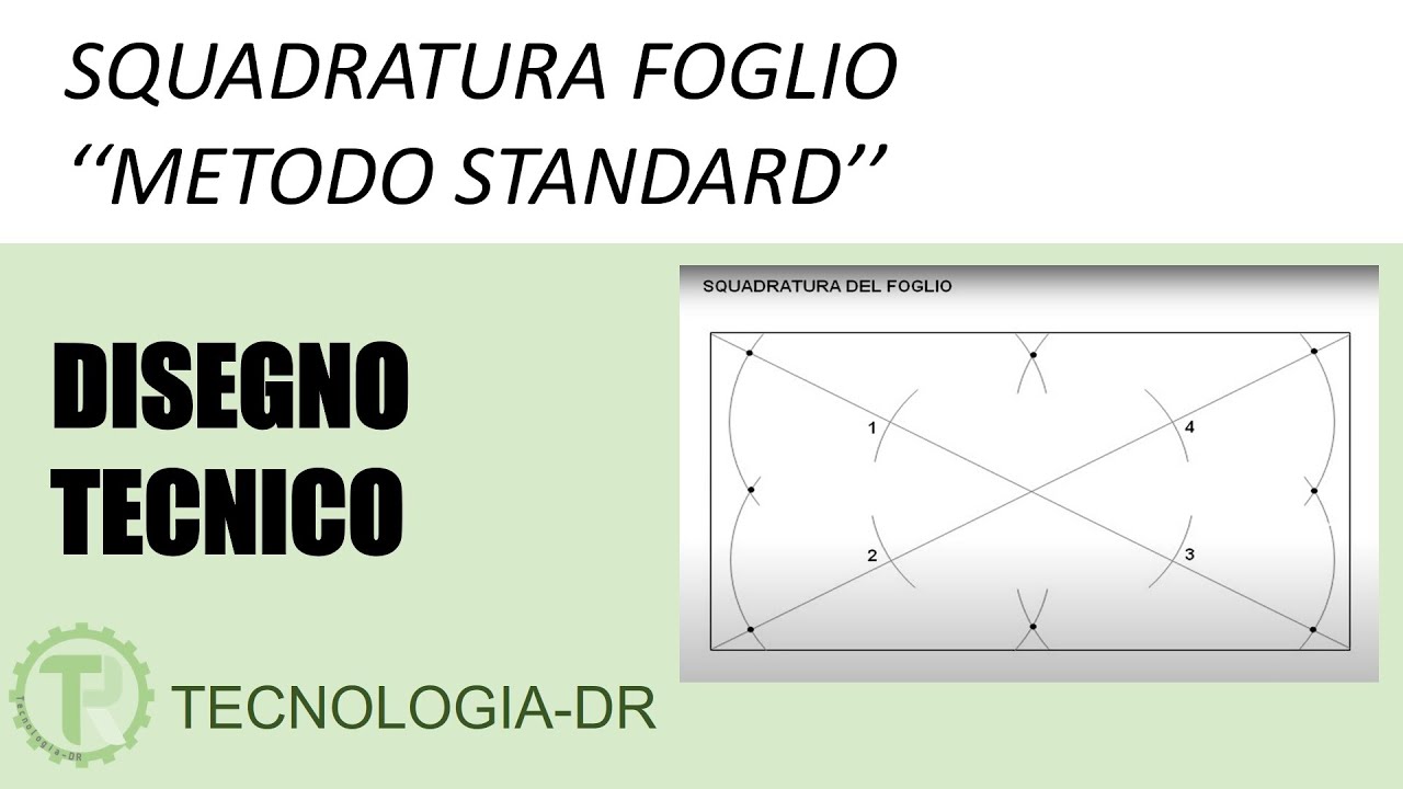 Squadratura foglio