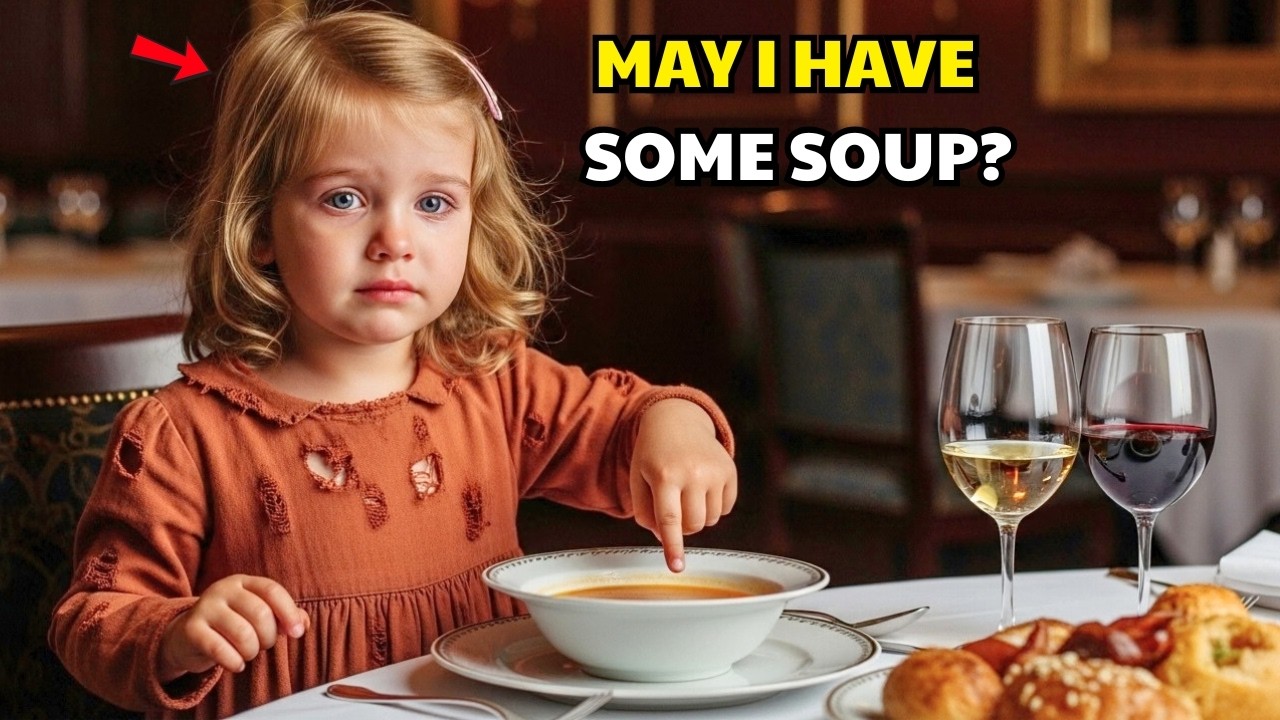 A POOR LITTLE GIRL ASKS A BILLIONAIRE FOR A BOWL OF SOUP — WHAT SHE DOES NEXT STUNS HIM