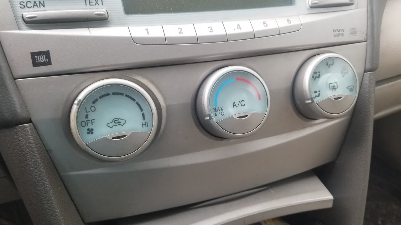 Toyota Camry Ac climate control light blinking Solved ac blows warm air