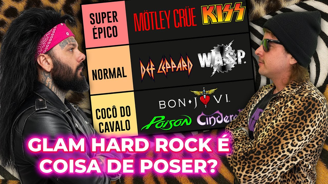 TIER LIST DO GLAM HARD ROCK