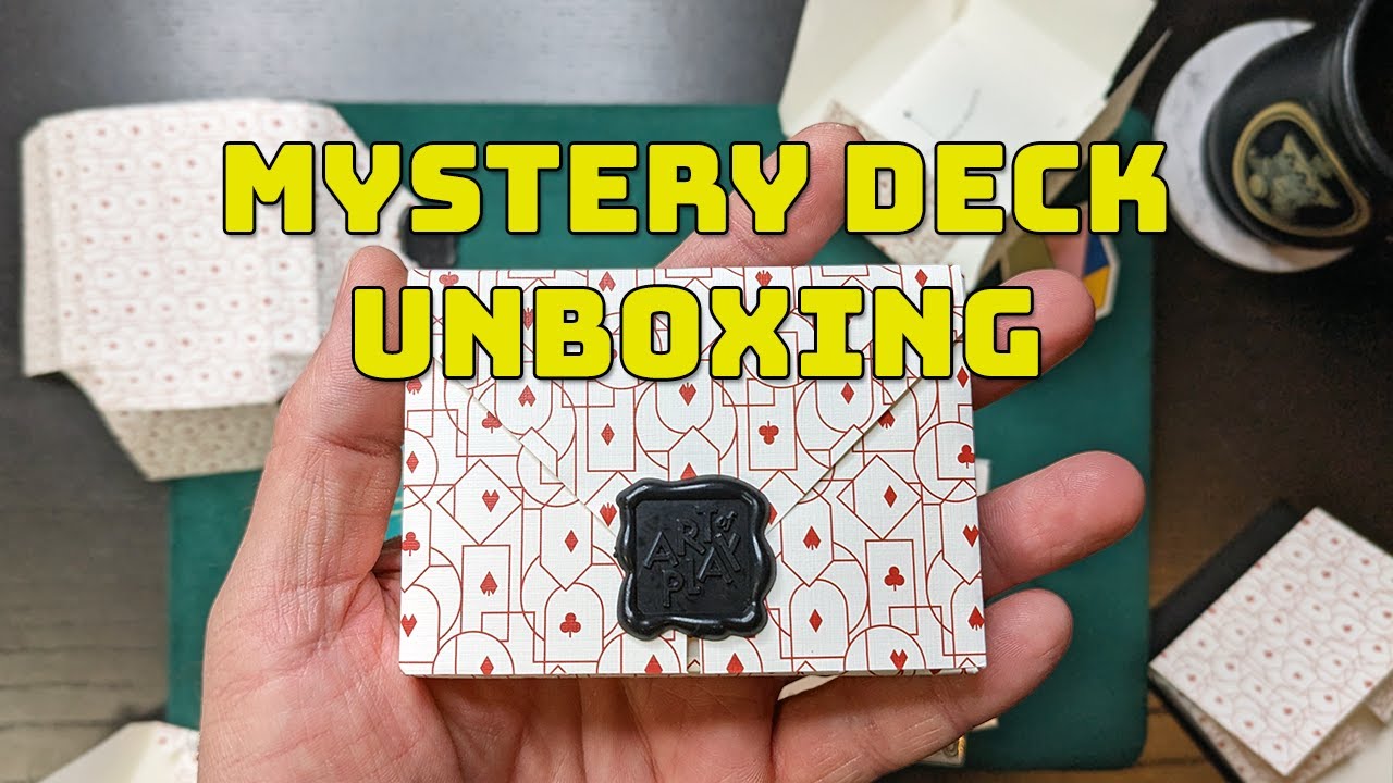 Unboxing 25 Mystery Decks from Art of Play