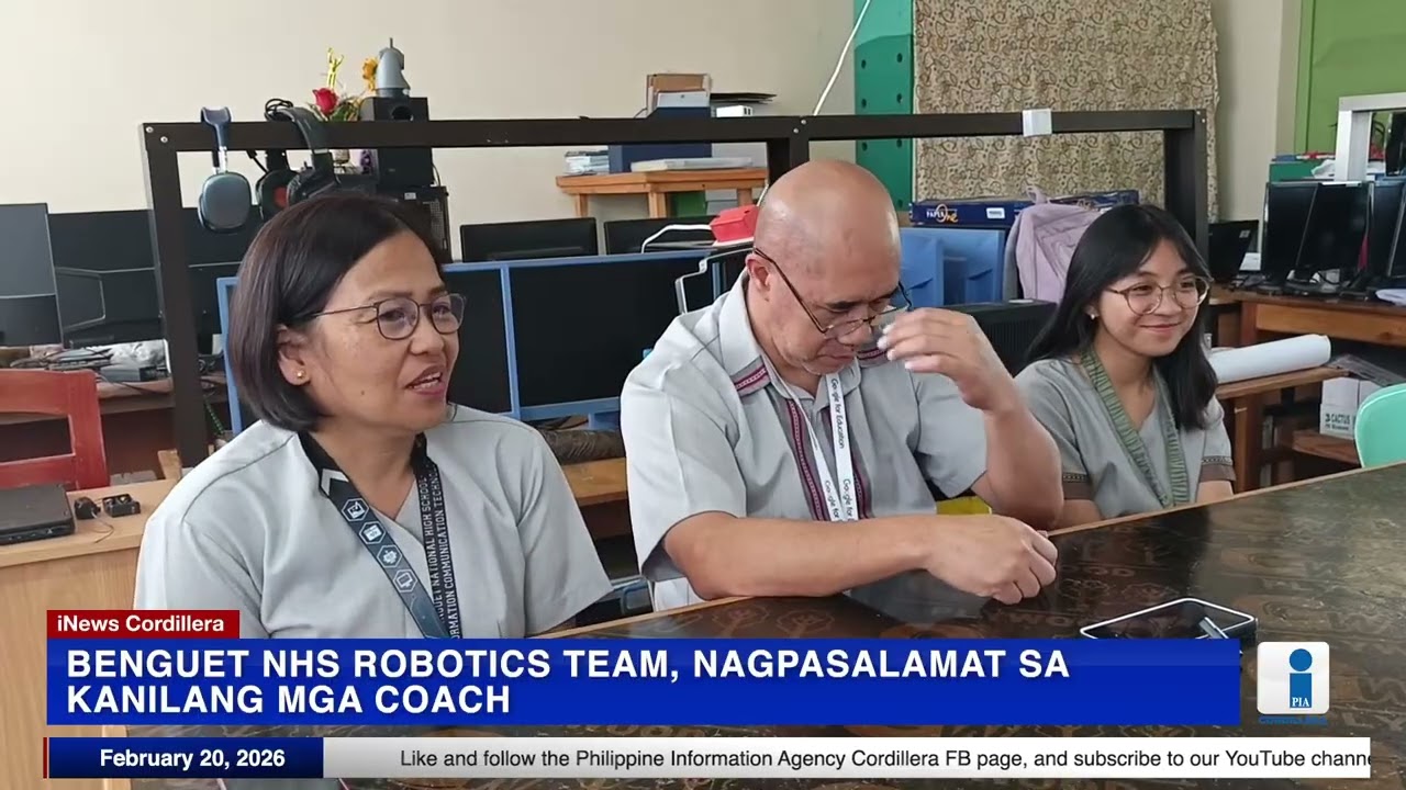 #PIANews | Benguet NHS Robotics Team, nakibahagi sa 14th Regional Search for SEAMEO Young Scientists