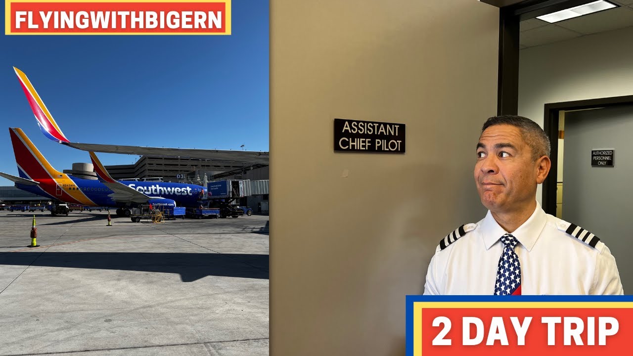 Flying with the Chief in the B737!