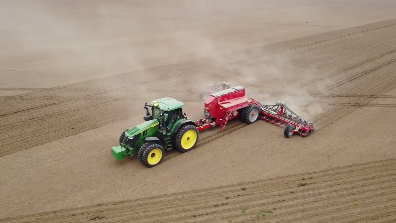 Cukorrépa vetés 2023[John Deere 7R 290 Gen2 Horsch Mastero 24.50SV+Kramer KT 559]
