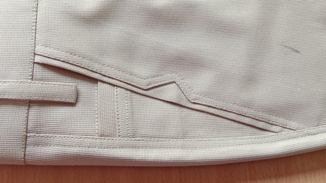 Designer pocket stitching /pant ka cross pocket design stitching how to make fabric pocket stitching