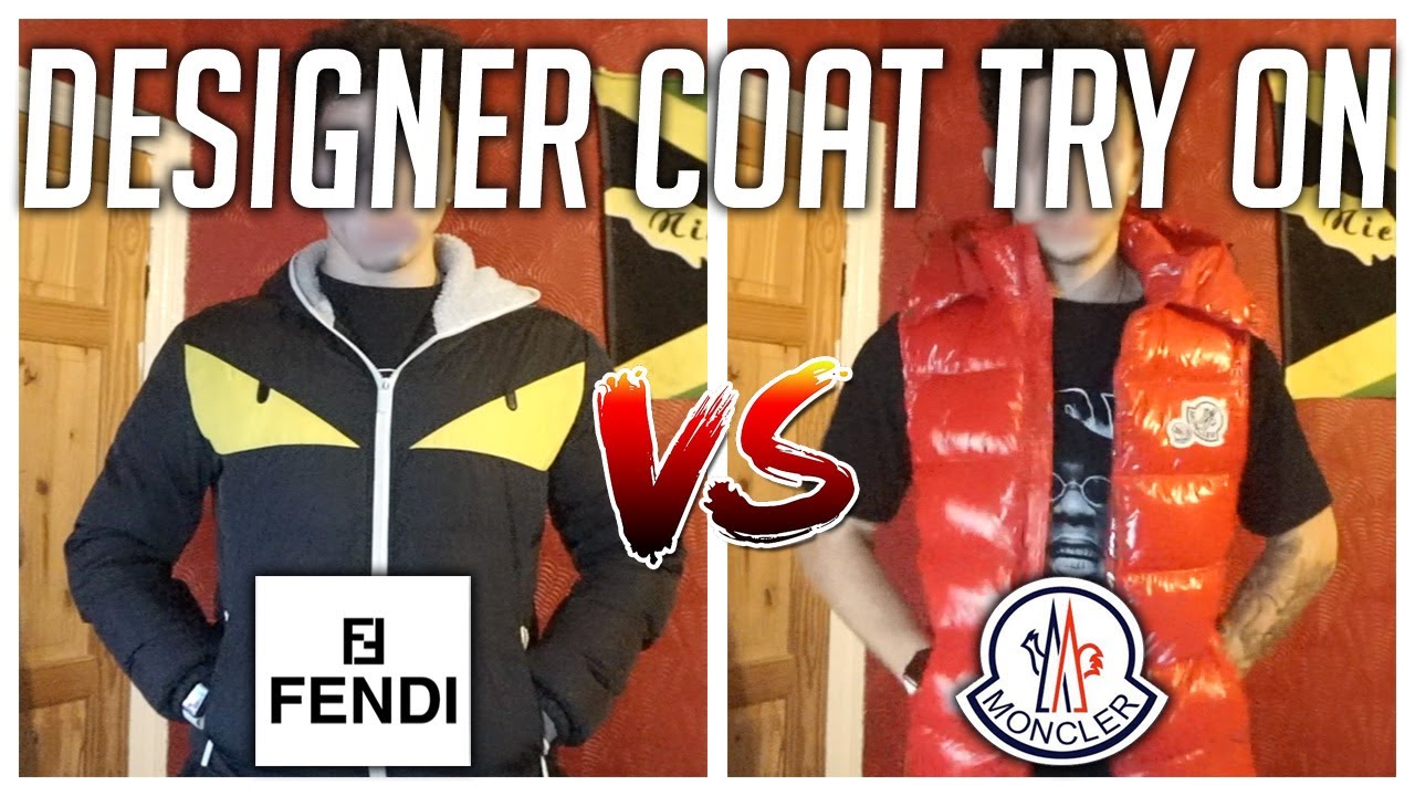 FENDI vs MONCLER | Designer Coat Try On & Review