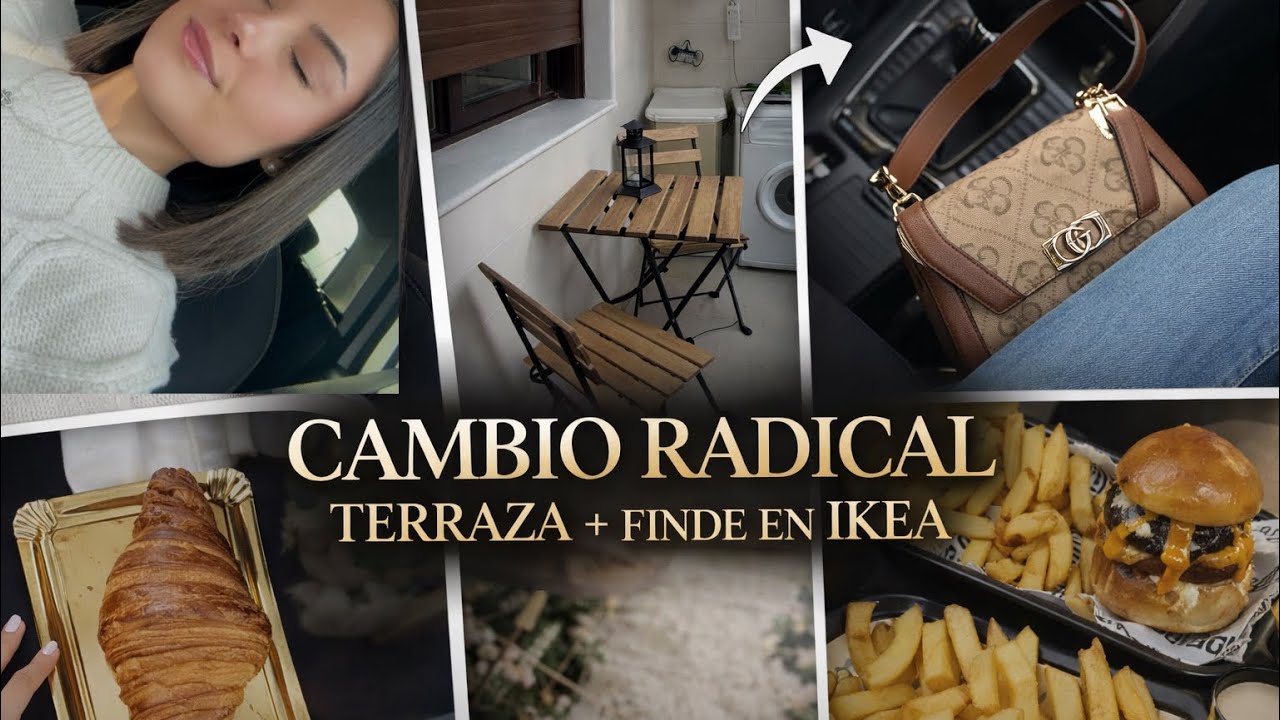 👉 CAMBIO RADICAL en nuestra terraza 😱🏡 | Finde conmigo en IKEA