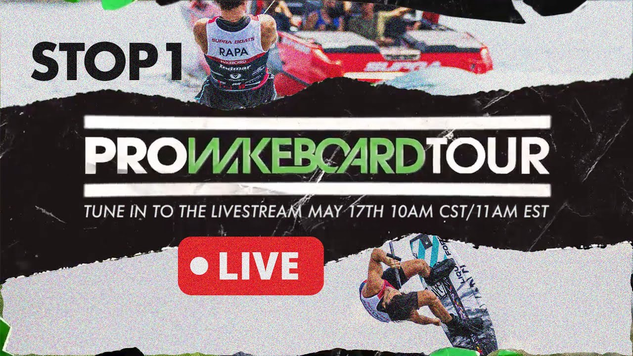 Pro Wakeboard Tour 2025 - Stop 1, Fort Worth Texas | Full Live Stream