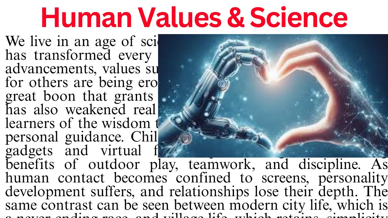 Reading Comprehension Passage | Science Vs Humanity | Comprehension Passage | Passage Reading