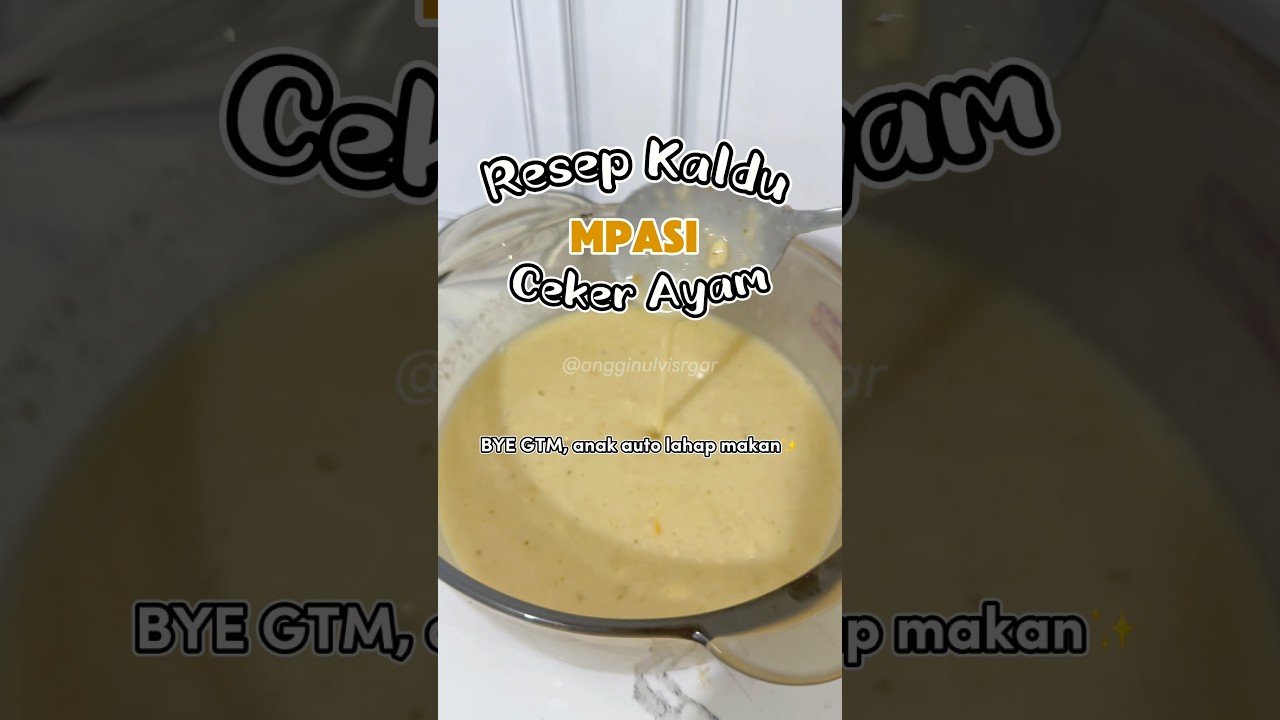 Resep Kaldu Ceker Ayam MPASI Tanpa Slow Cooker✨ #mpasi  #mpasihomemade #resepmpasi #trending #mom