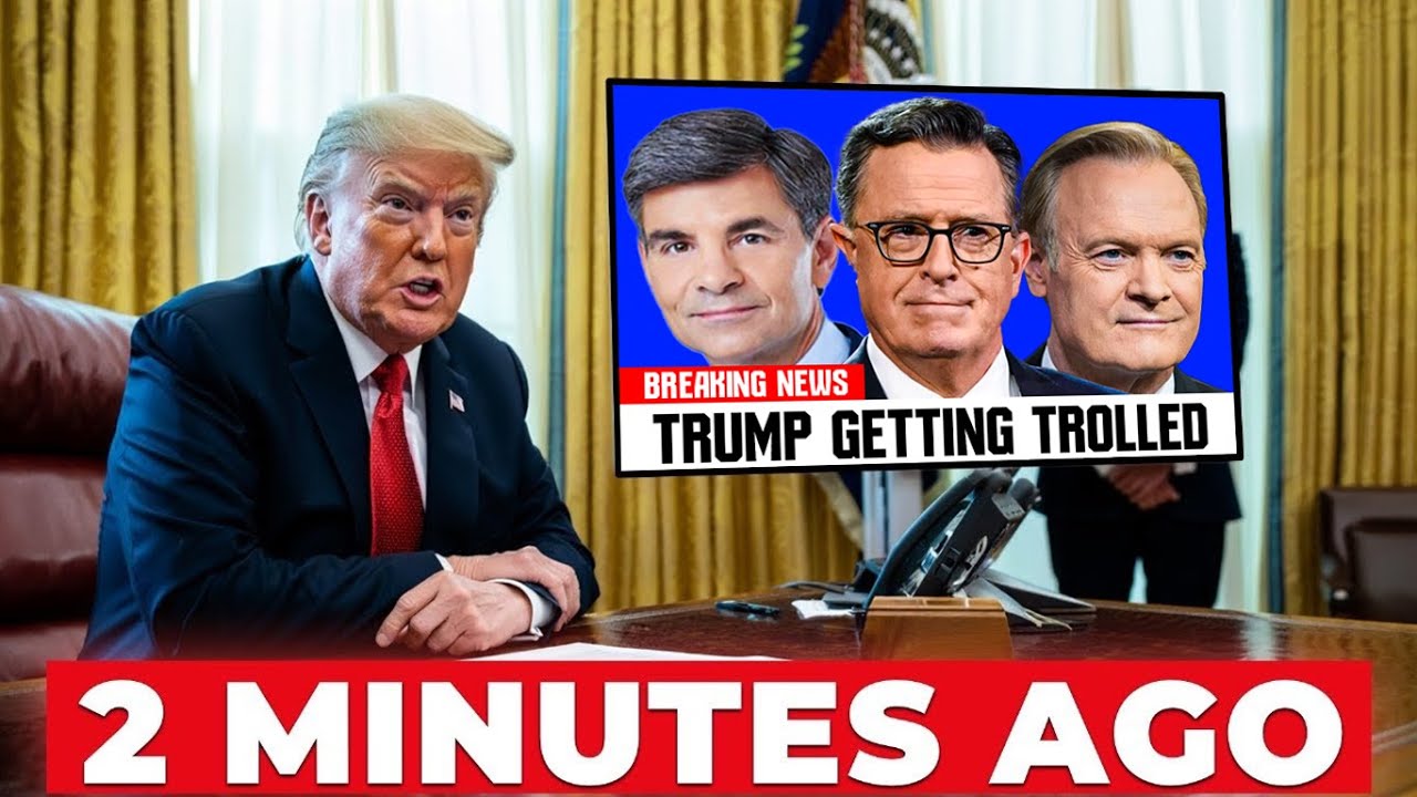 2 MINS AGO: Colbert, O’Donnell & More UNLEASH on Trump — Media FIRESTORM Erupts