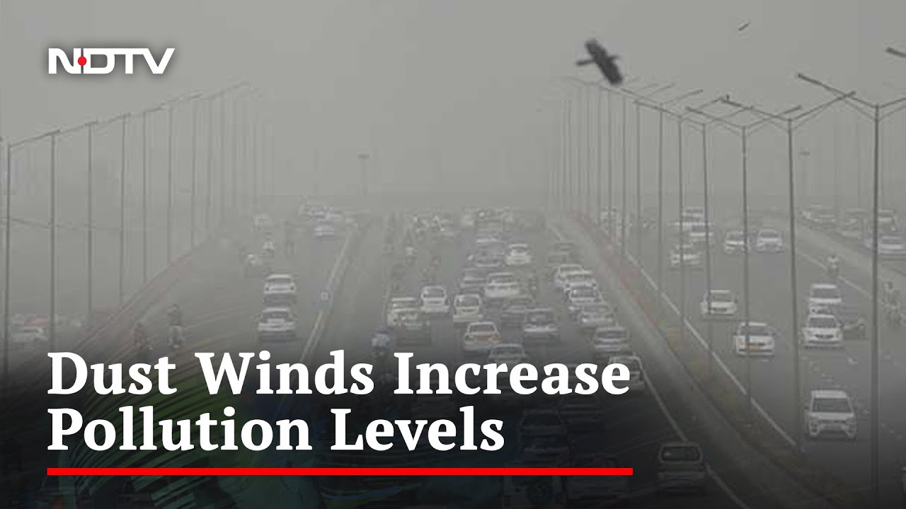 Delhi Covered In Blanket Of Dust Due To Winds, Light Rain Forecast Later