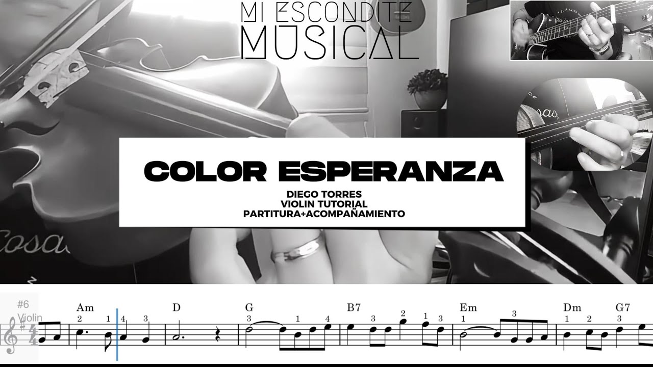 Color Esperanza | Diego Torres | Tutorial Violin