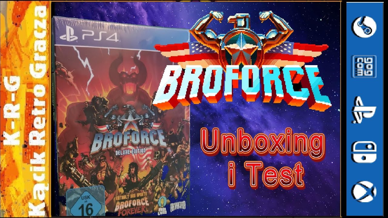 BROFORCE - Pixelowi Niezniszczalni - PS4, XBOX, PC